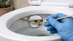 WC con scarica debole? Controlla i fori sotto il bordo e rimuovi il calcare