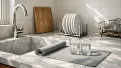 Lo scolapiatti ingombra troppo? Il tappetino in silicone è la svolta per la cucina