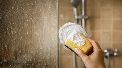 Box doccia opaco? Il trucco con 3 ingredienti per togliere il calcare dal vetro senza stress