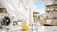 Succo di limone in lavatrice: quando usarlo davvero per bianchi più freschi