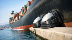 Ormeggio automatico senza cavi: il porto di Qingdao aggancia una mega portacontainer in 30 secondi