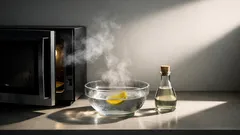 Come pulire il microonde in 5 minuti con il vapore: metodo facile con acqua e limone
