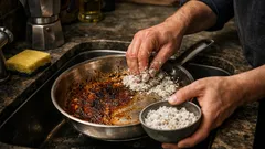 Gusci d’uovo e bicarbonato: il trucco semplice per pulire pentole e padelle incrostate