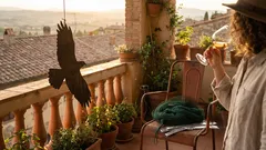 Sagoma di falco sul balcone: funziona davvero contro i piccioni o è solo scenografia