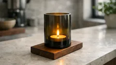 Come trasformare una bottiglia di Fernet in un portacandele di design con un taglio sicuro