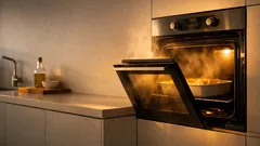 Pulire il forno con il vapore: il trucco limone e detersivo che scioglie il grasso in 30 minuti