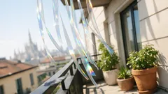 Nastro olografico anti piccioni: come funziona davvero e quando non basta