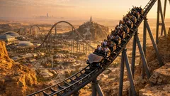 Six Flags Qiddiya City apre in Arabia Saudita con Falcons Flight da record