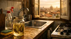 Aceto e alloro per le pulizie di casa: come si prepara e quando funziona davvero