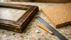 Come trasformare una vecchia cornice in una bacheca in sughero in meno di un’ora