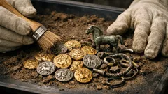 Tesoro celtico da 2.500 anni: oltre 500 monete d’oro e d’argento trovate in Boemia