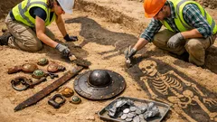 Scoperto un cimitero anglosassone durante i lavori per Sizewell C: tombe d’élite e un cavallo