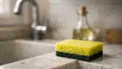 Spugna da cucina: come sanificarla in 5 minuti con acqua e aceto