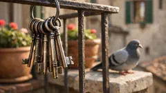 Chiavi vecchie sul balcone contro i piccioni: funzionano davvero oppure no